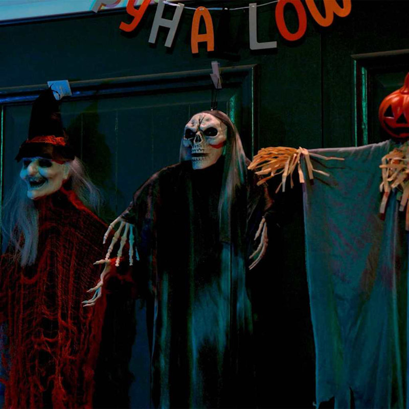  Halloween Hanging Ghost Multicolour Polyester