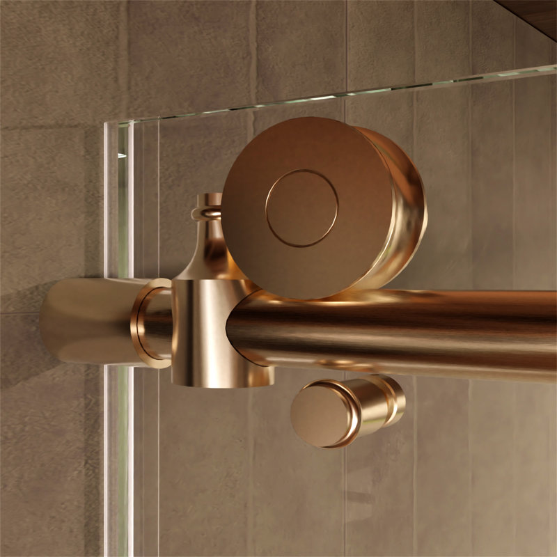 Porte de douche coulissante sans cadre 58-60 po X P 76 po H