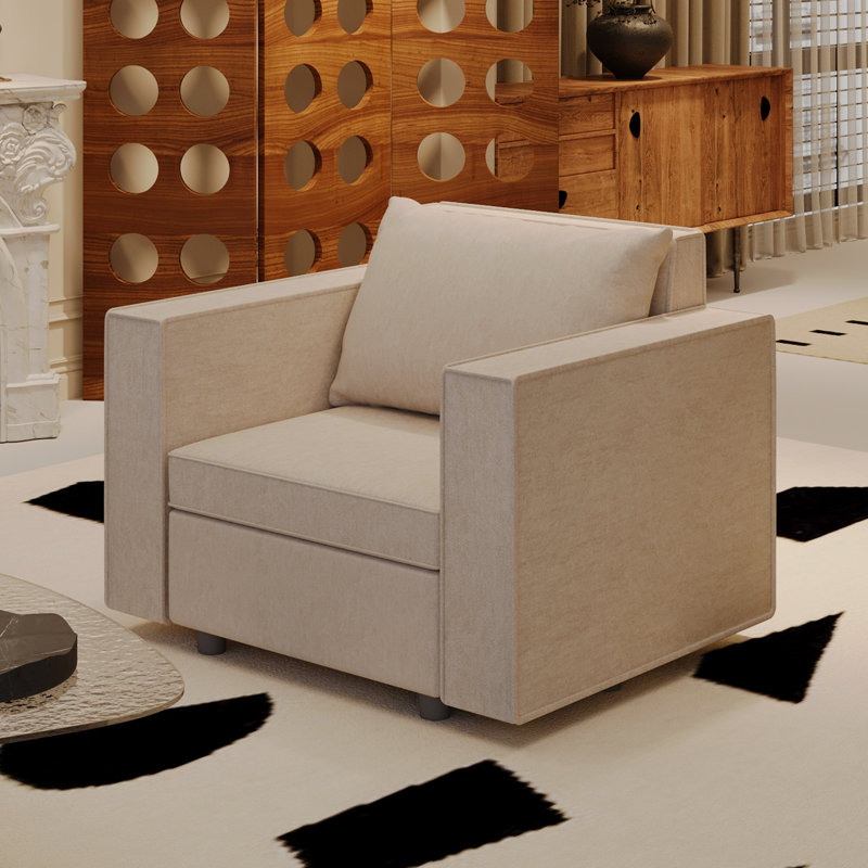 Canapé modulaire rembourré avec rangement Dulvert