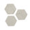 Hexagon Wall Tiles, Roman Stone