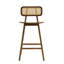 Tabouret de bar en bois Bari, ensemble de 2-123072423