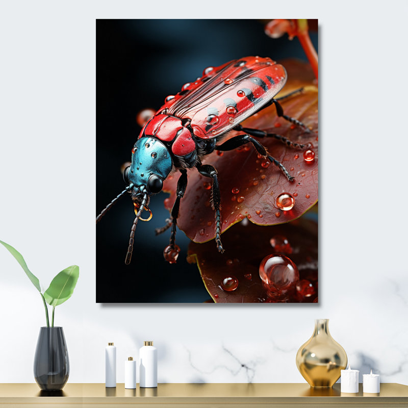 " Insects Bugs Tiny Wonders II ", 40" H x 30" W x 1" D