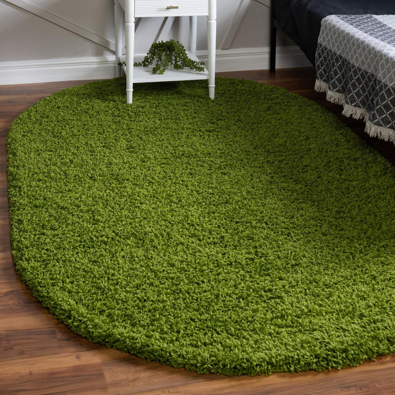 Tapis vert Torun, Ovale 7 pi 10 po x 10 pi