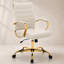 Fauteuil de bureau pivotant en cuir Naudain-53751975-132200685