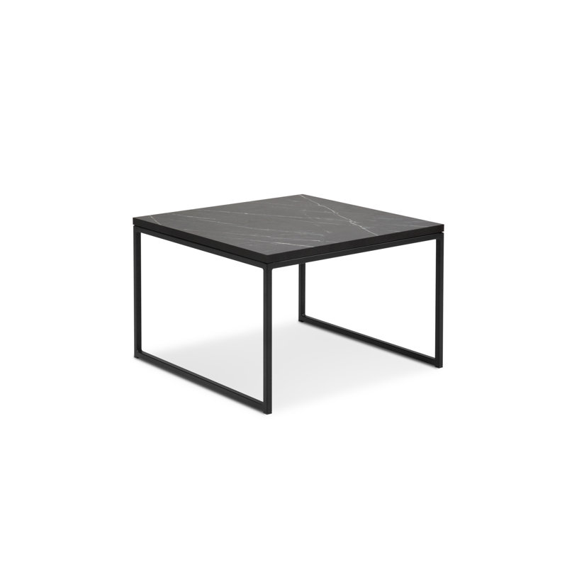 Keanna Sled Coffee Table, 34cm H x 54cm W x 54cm D, Grey Pietra