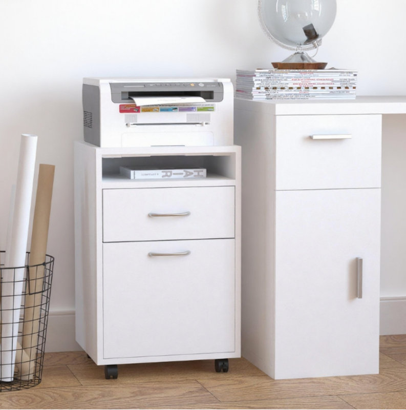 Mobile Storage Cabinet Organizer