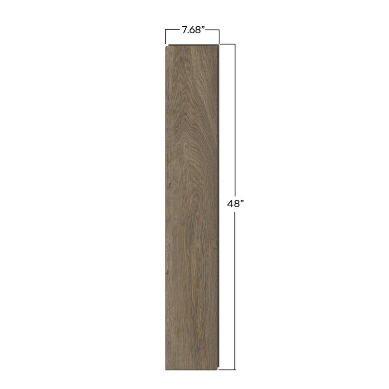 CAMDEN HOLLY 9. L 5,68 po. L 7,68 po. X L 48 po. SOLS RÉSILIENTS HYBRIDE (25,4 pieds carrés / caisse)