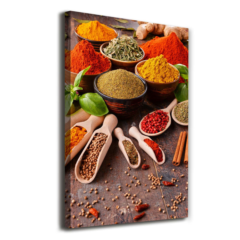 Spices - Wrapped Canvas Print