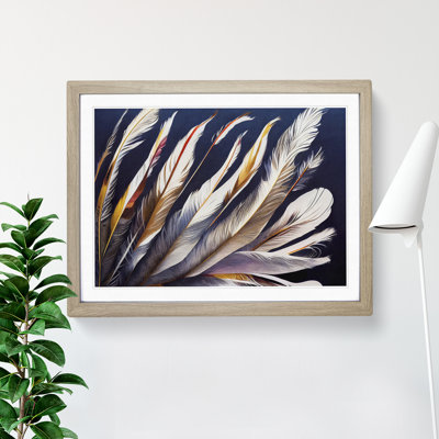 Euphoric Bird Feathers - Framed Print