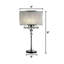 Lampe de table 31 "avec sortie Teixeira
