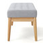 Banc moderne avec repose-pieds-994036228