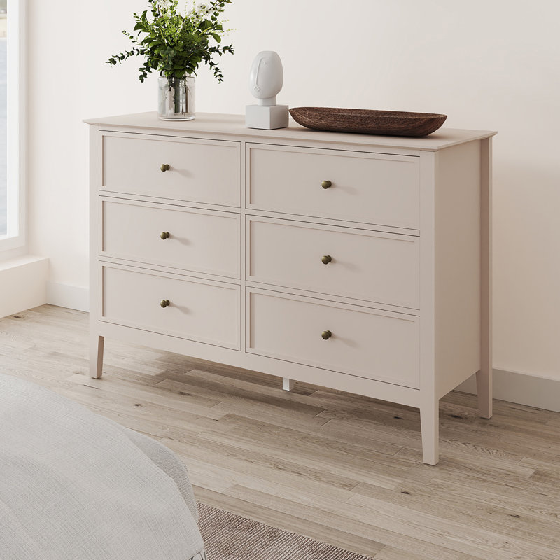 120cm W 6 - Drawer Chest of Drawers