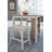 Skempton 3 Piece Counter Height Dining Set, Includes Table and 2 Barstools