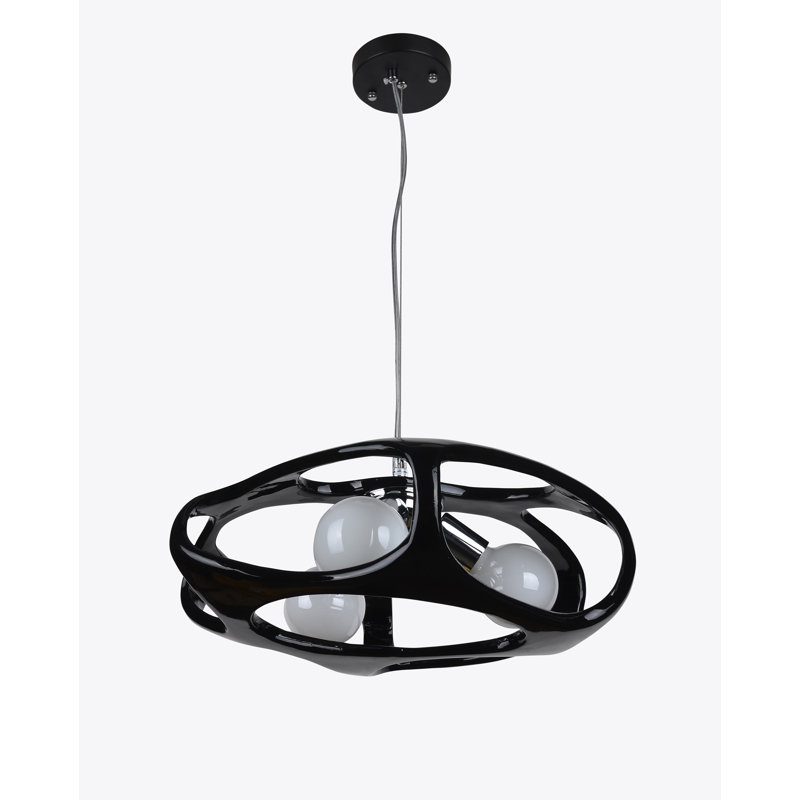 Krystal 3 - Light Pendant, Black