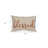 Blessed Transitional Beige Throw Pillow