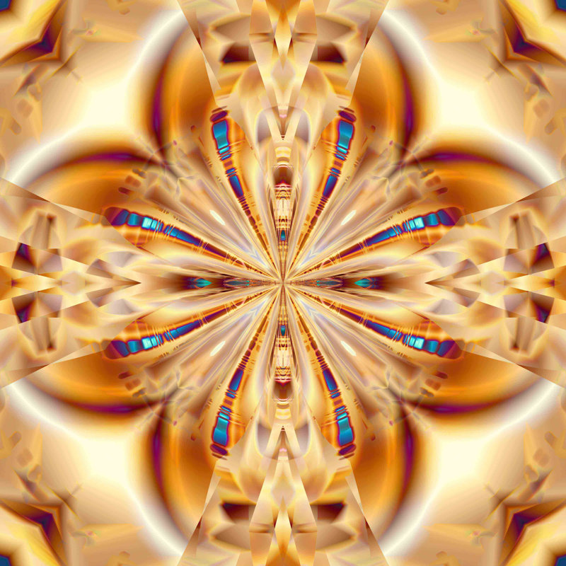 Décalcomanie murale Xzendor7 Rings Warped Layers, H 24 po x l 24 po