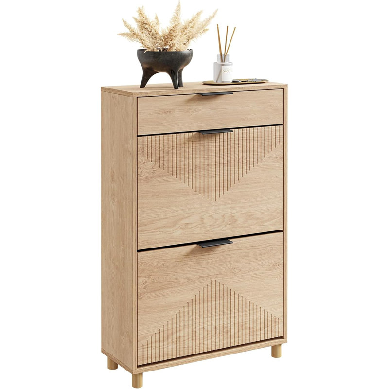 8 Pair Flip Down Shoe Storage