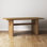 Table de salle à manger moderne en bois massif pour 6 personnes