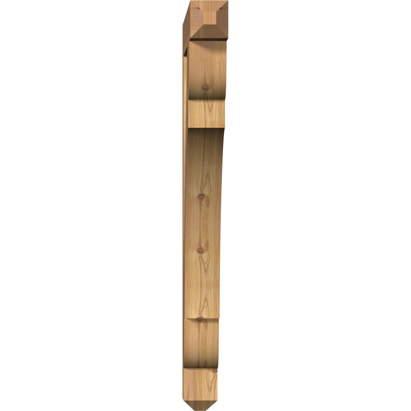 Support pour artisan olympique, Cèdre rouge de l'Ouest (lisse), H 40 po x l 3,5 po x P 28 po