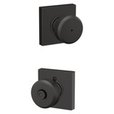 Bowery Privacy (Bed & Bath) Door Knob with Rosette
