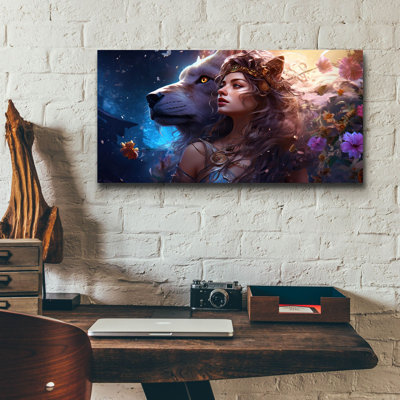 «Companion» par Cameron Gray, art mural en verre acrylique
