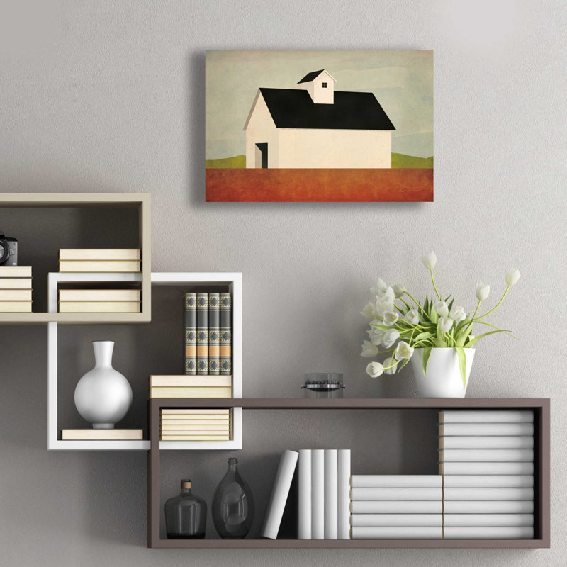 «Fall Barn» par Ryan Fowler, H 16 po x l 24 po x P 0,2 po