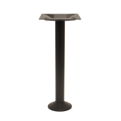 Alpha Stainless 8" Round Outdoor Dining Height Table Base Bolt Down