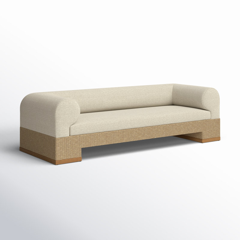 Joss Outdoor Sofa, Faye Sand, Teak