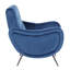 Fauteuil en velours de 28 po Evatt-1554014145