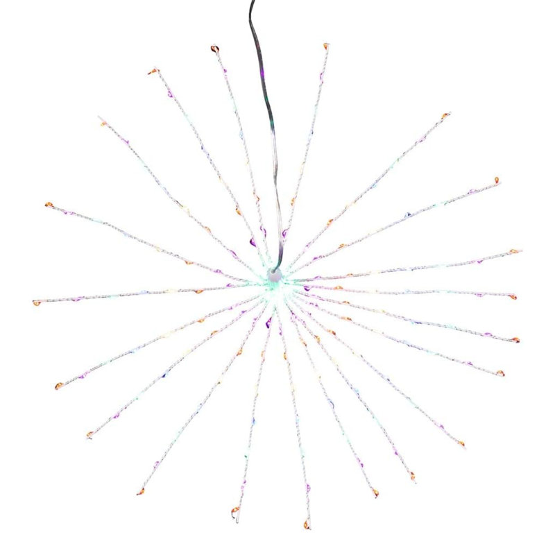 Kurt Adler Pre-Lit 3D Fairy Starburst Light, Multicolor