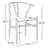 Wyn Woven Solid Wood Dining Chair-123136740-33199648