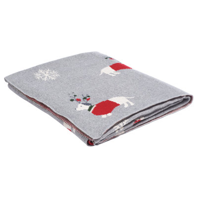 Knitted Throw Blanket