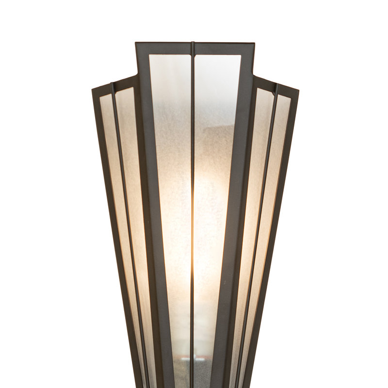 Applique murale 7,25 po de largeur Brum, Idalight, Bronze frotté à l'huile, Gris