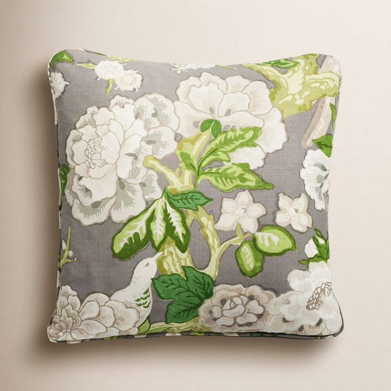 Schumacher x Mary McDonald Bermuda Blossoms Pillow