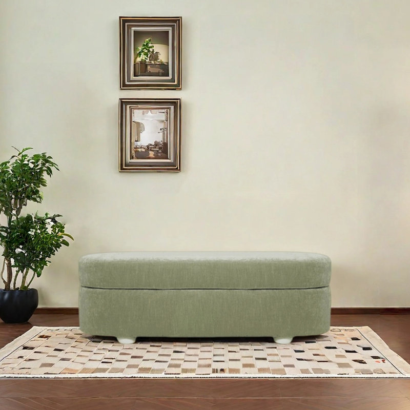 Closet bench simple storage and rest soft seat, 16.54" H x 47.24" W x 17.72" D
