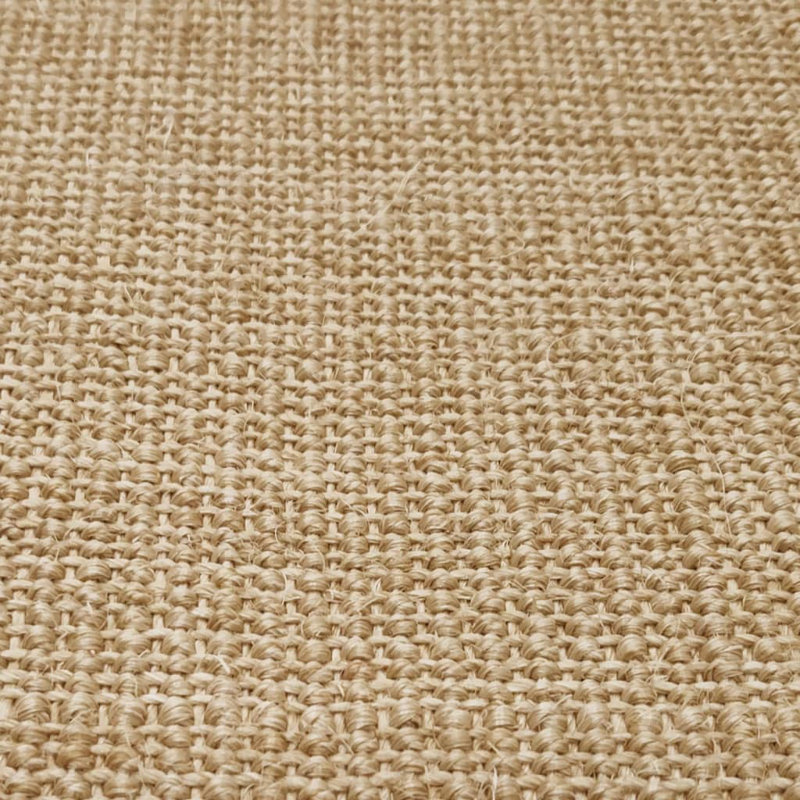 August Grove Rug Natural Sisal Brown, Rectangle 66 x 150cm