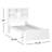 Harold 42.36" W Twin Solid and Manufactured Wood Platform Bed with Bookcase-1481514487