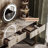 Makeup Vanity with Light mirror,5 drawers
