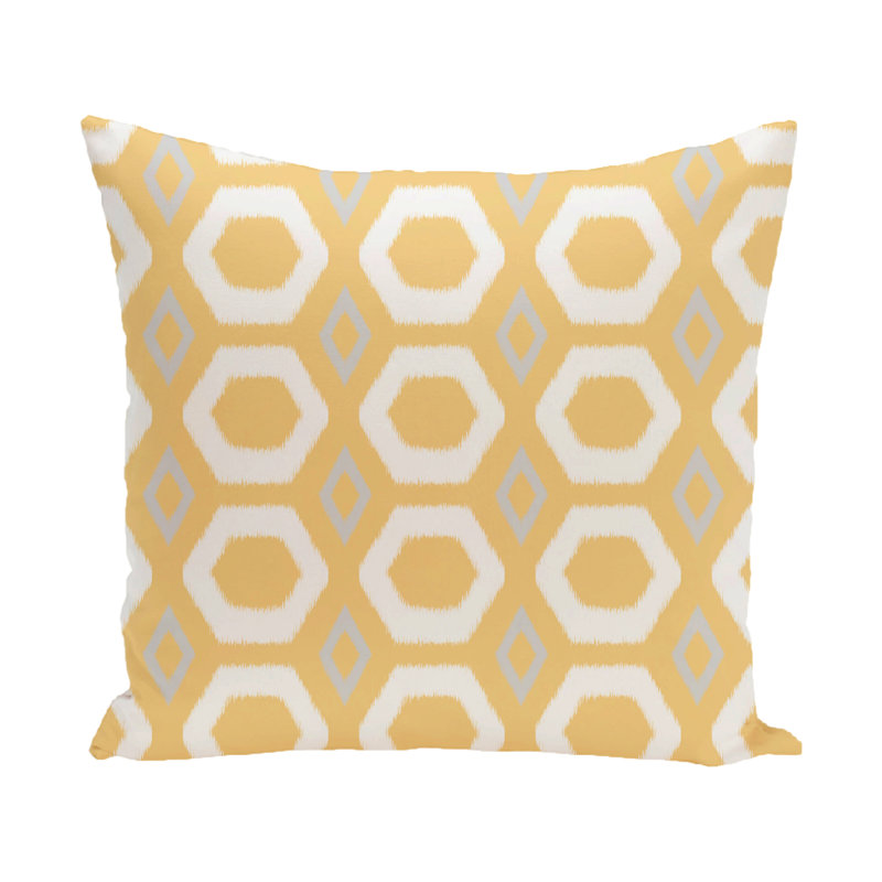 Outdoor Reversible Throw Pillow, Formula One, 16" H x 16" W