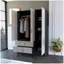 Petite armoire 2 tiroirs avec porte miroir Black Rock