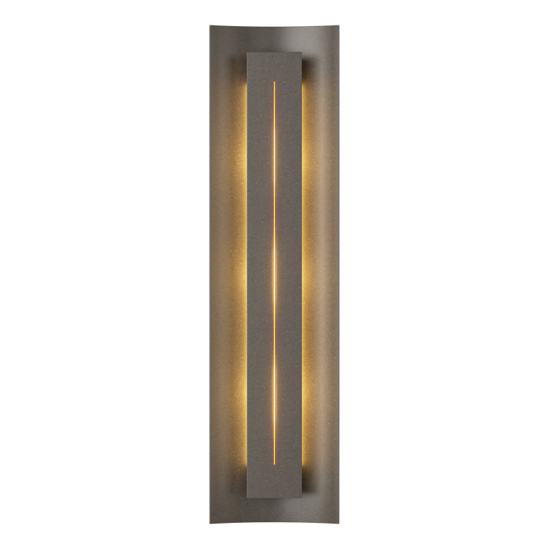 Gallery Dimmable 8 Lbs Flush Mount Scone, Dark Smoke, Ivory Art