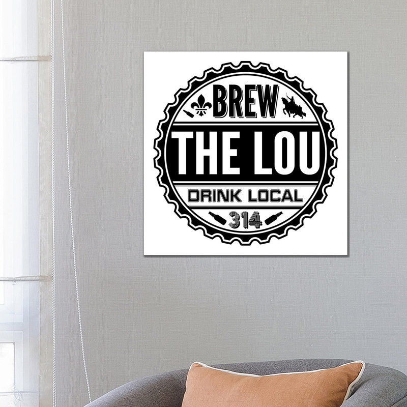 Brew The Lou by Benton Park Prints - Wrapped Canvas Gallery-Wrapped Canvas Giclée, 66.04 cm H x 66.04 cm W x 3.175 cm D