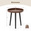 1 pièce Table d'appoint ronde avec table basse et table d'appoint