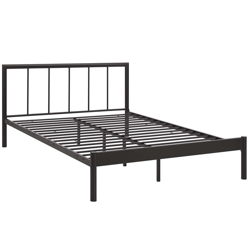 Modway Gwen Full Bed Frame, Brown, Full / Double