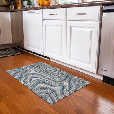 Lamanna Washable Abstract Indoor / Outdoor Rug