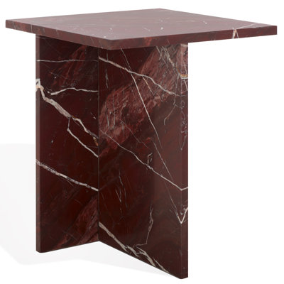 18" Genuine Marble End Table