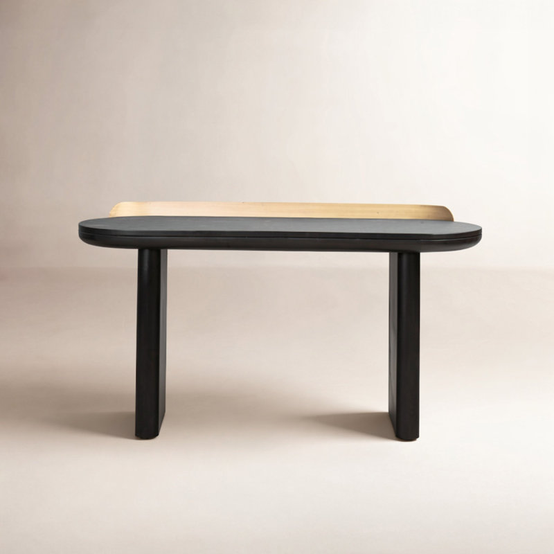 TOV Furniture Braden Black Desk/Console Table, Black
