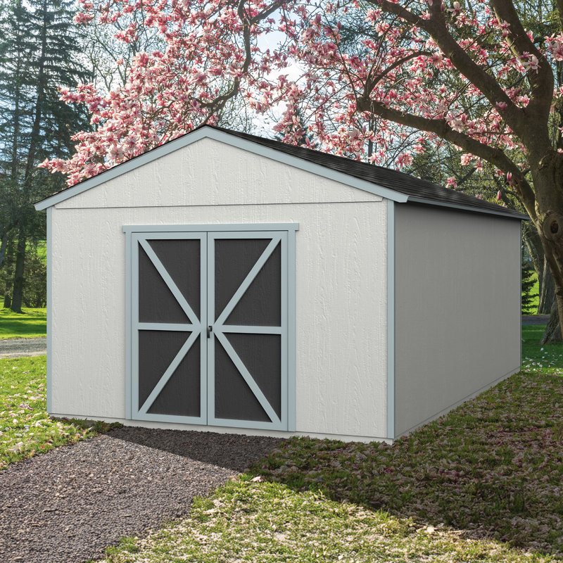 Astoria Wood Storage Shed, 12 ft. W x 20 ft. D, With Floor (DIY Installation), With Floor, Without Installation