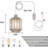 Jodie 1 - Light Silver LED Pendant