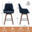 Solid Wood Upholstered Swivel Bar and Counter Stool-1579452277-1581452528